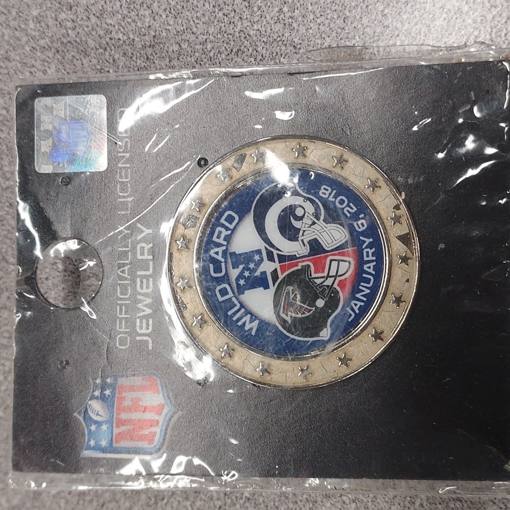 Los Angeles Rams vs Atlanta Falcons NFL NFC wild card gameday pin 01/06/…
